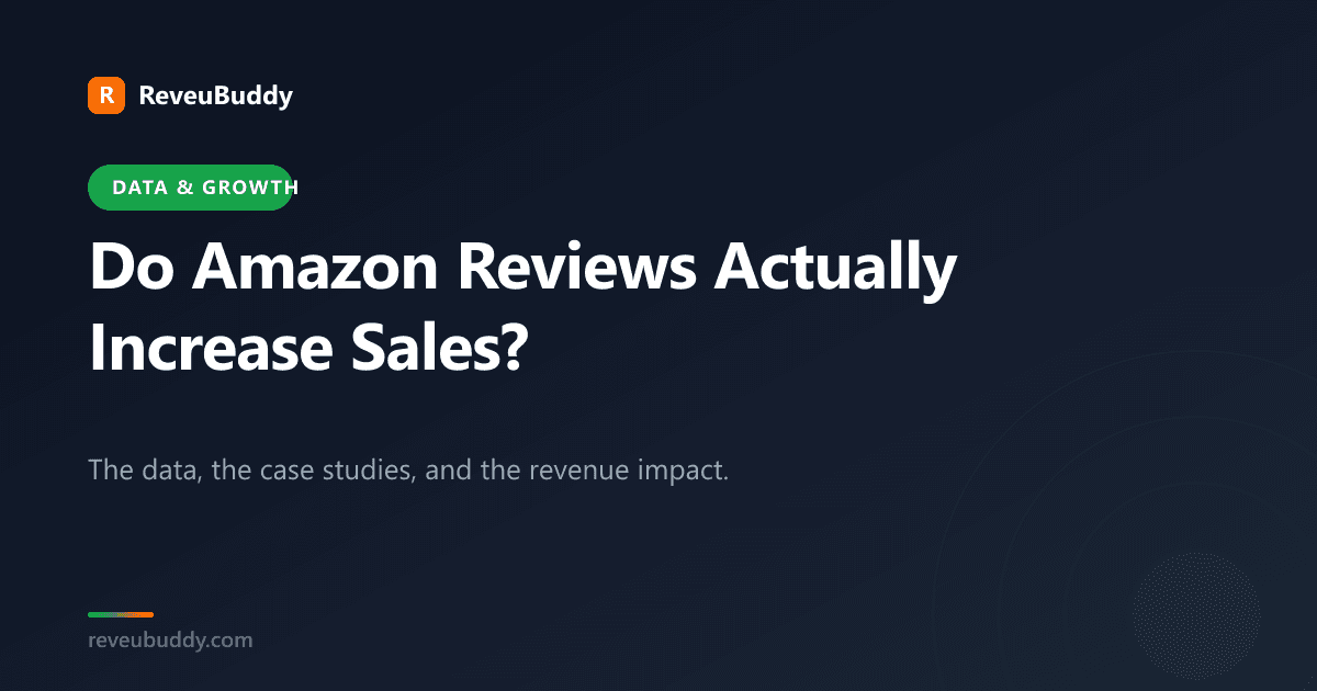 Do Amazon Reviews Actually Increase Sales? (Data + Case Studies)